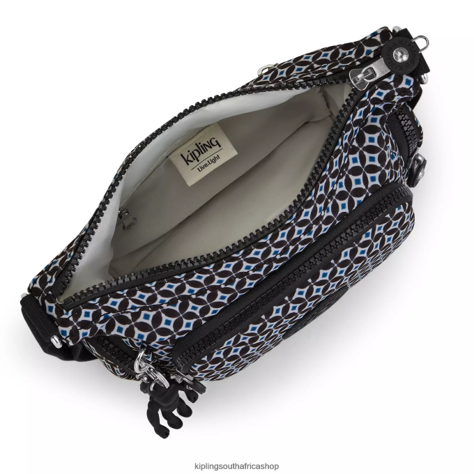\"Bags\" Gabbie Mini Printed Crossbody Bag 4ZZH140 Kipling Women Blackish Tile