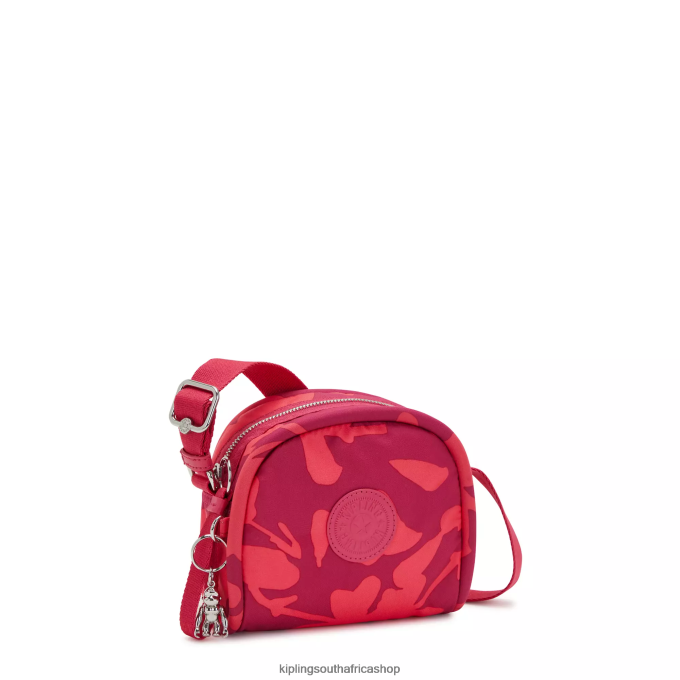 \"Bags\" Jesper Printed Crossbody Bag 4ZZH189 Kipling Women Coral Flowers