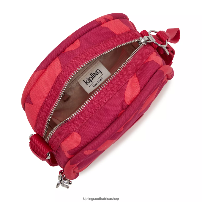 \"Bags\" Jesper Printed Crossbody Bag 4ZZH189 Kipling Women Coral Flowers