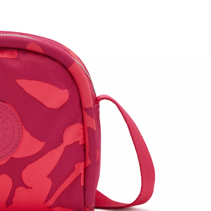 \"Bags\" Jesper Printed Crossbody Bag 4ZZH189 Kipling Women Coral Flowers