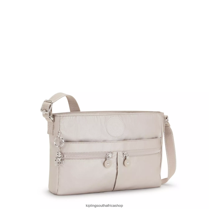 \"Bags\" New Angie Metallic Crossbody Bag 4ZZH231 Kipling Women Metallic Glow