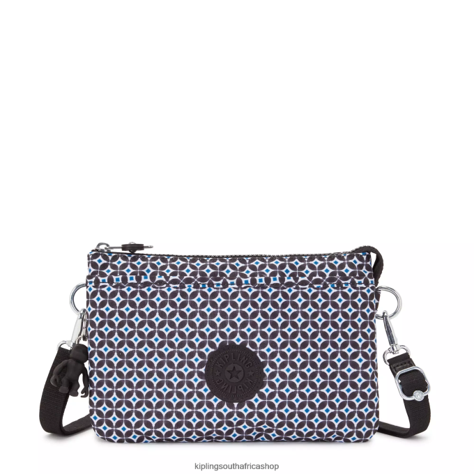 "Bags" Riri Printed Crossbody Bag 4ZZH143 Kipling Women Blackish Tile
