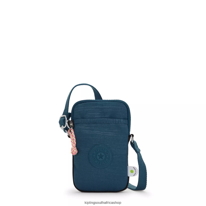 "Bags" Tally Crossbody Phone Bag 4ZZH182 Kipling Women Woven Teal