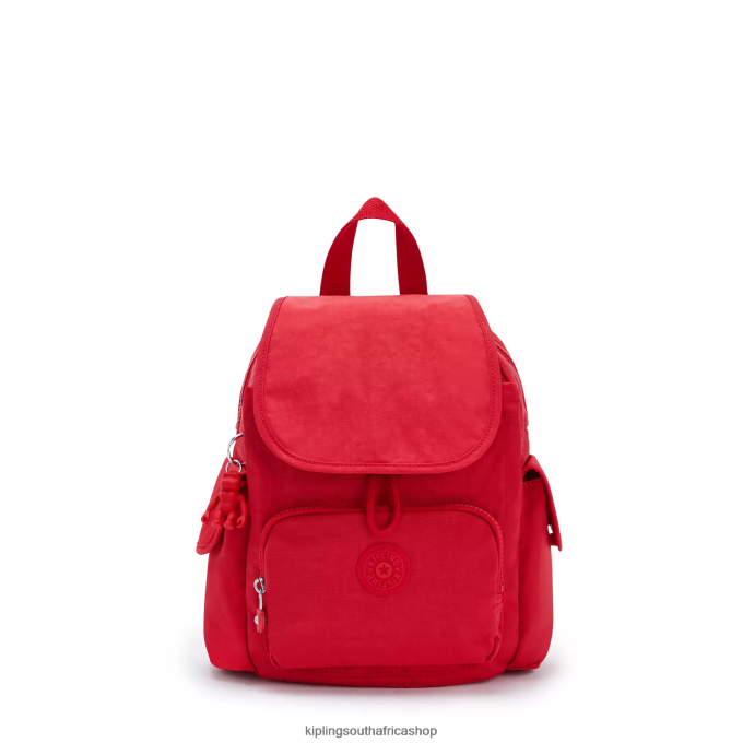 "Bags" City Pack Mini Backpack 4ZZH415 Kipling Women Red Rouge