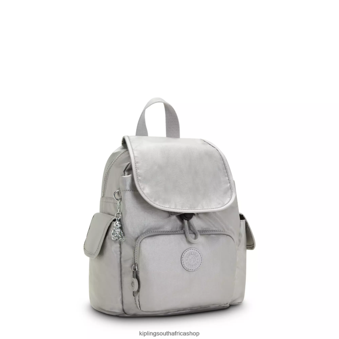 \"Bags\" City Pack Mini Metallic Backpack 4ZZH388 Kipling Women Bright Metallic