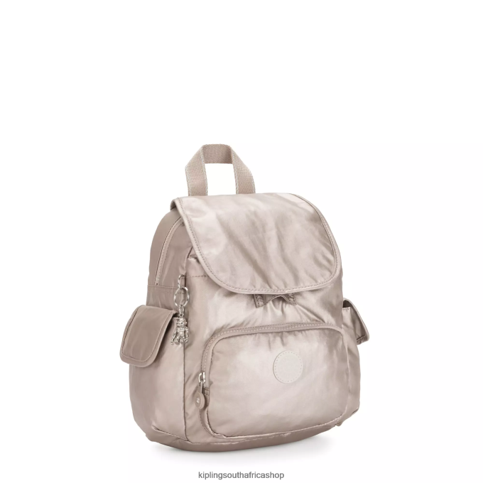 \"Bags\" City Pack Mini Metallic Backpack 4ZZH389 Kipling Women Metallic Glow