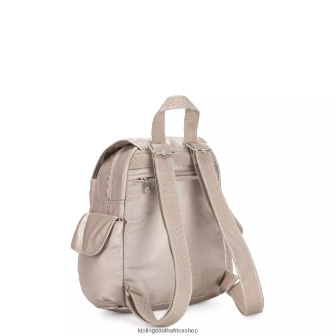 \"Bags\" City Pack Mini Metallic Backpack 4ZZH389 Kipling Women Metallic Glow