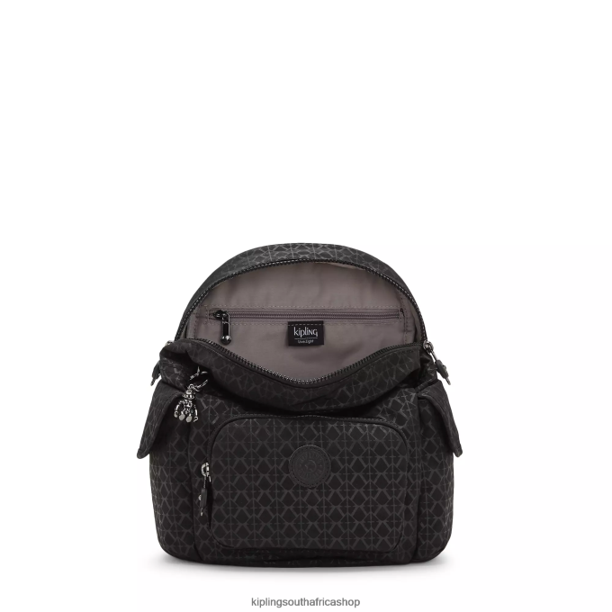 \"Bags\" City Pack Mini Printed Backpack 4ZZH396 Kipling Women Signature Embossed