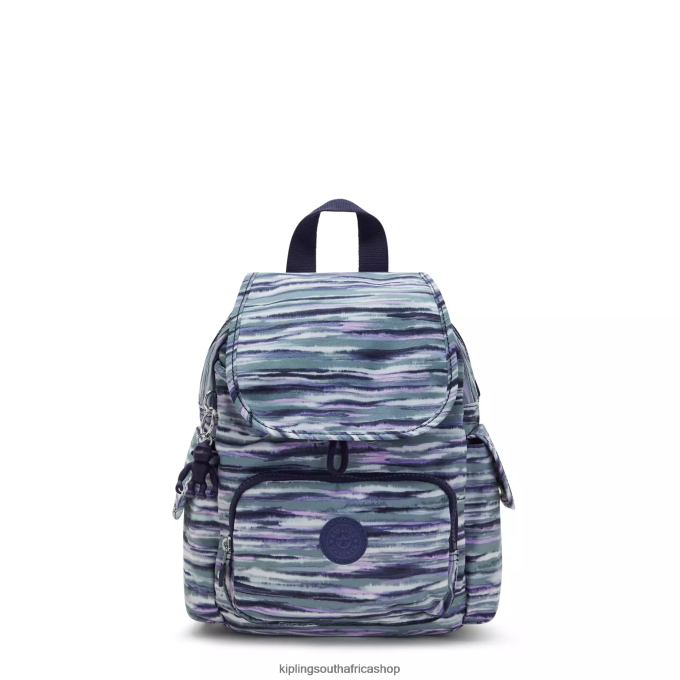 "Bags" City Pack Mini Printed Backpack 4ZZH497 Kipling Women Brush Stripes