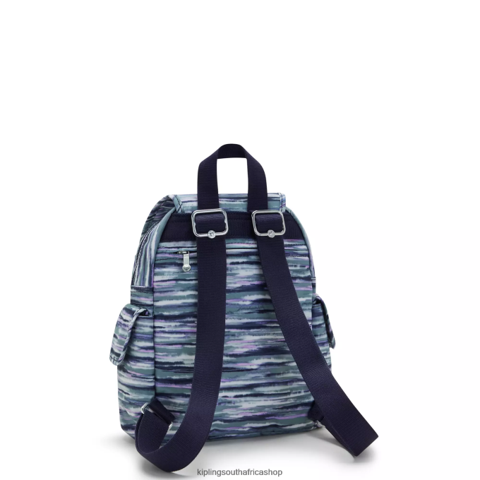 \"Bags\" City Pack Mini Printed Backpack 4ZZH497 Kipling Women Brush Stripes