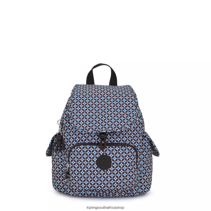"Bags" City Pack Mini Printed Backpack 4ZZH498 Kipling Women Blackish Tile