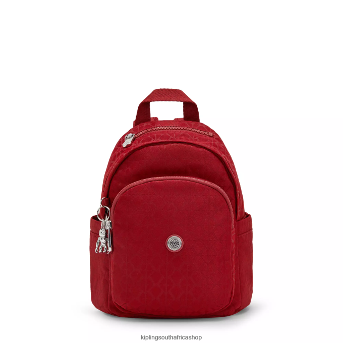 "Bags" Delia Mini Backpack 4ZZH387 Kipling Women Signature Red