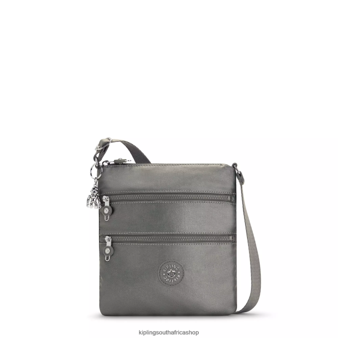 "Bags" Keiko Metallic Crossbody Mini Bag 4ZZH95 Kipling Women Moon Grey Metallic