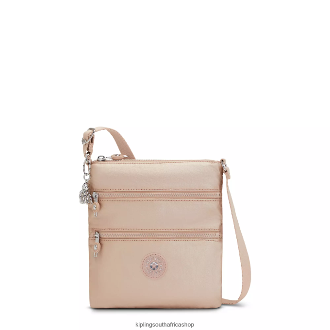 "Bags" Keiko Metallic Crossbody Mini Bag 4ZZH97 Kipling Women Gold Charm Metallic