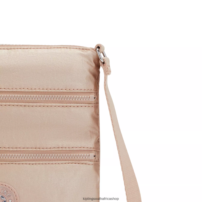 \"Bags\" Keiko Metallic Crossbody Mini Bag 4ZZH97 Kipling Women Gold Charm Metallic