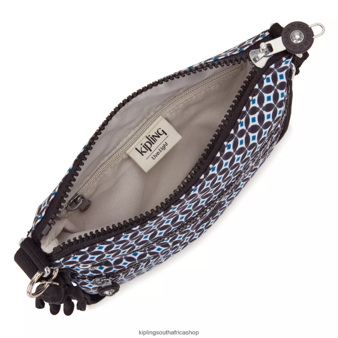 \"Bags\" Keiko Printed Crossbody Mini Bag 4ZZH8 Kipling Women Blackish Tile