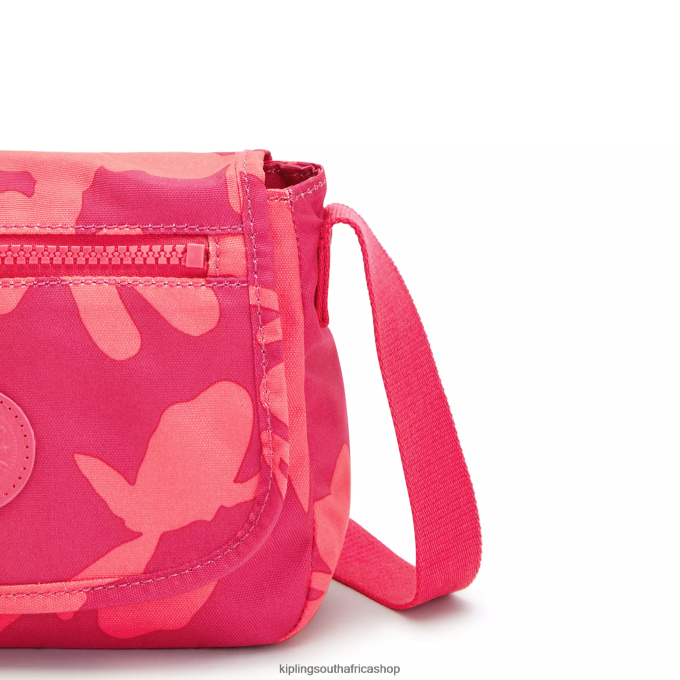 \"Bags\" Sabian Printed Crossbody Mini Bag 4ZZH9 Kipling Women Coral Flower