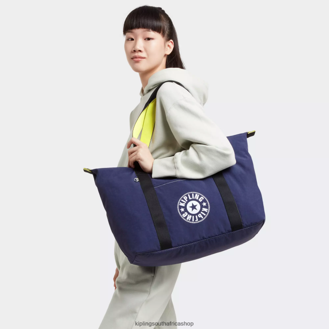 \"Bags\" Art Medium Lite Tote Bag 4ZZH267 Kipling Women Ultimate Navy
