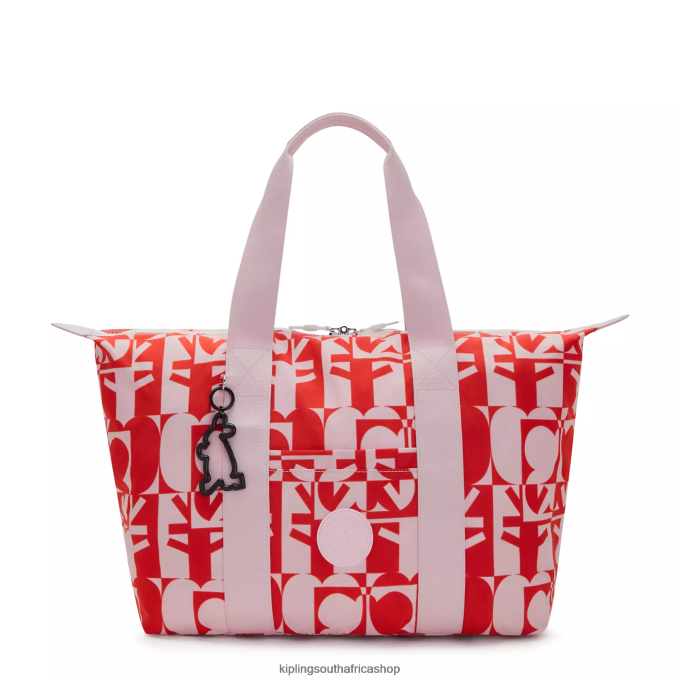 "Bags" Art Medium Minju Kim Tote Bag 4ZZH270 Kipling Women Minju Multi Print