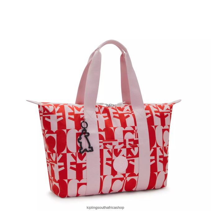\"Bags\" Art Medium Minju Kim Tote Bag 4ZZH270 Kipling Women Minju Multi Print