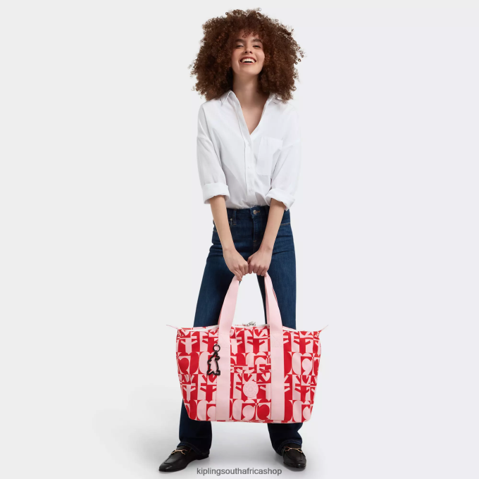 \"Bags\" Art Medium Minju Kim Tote Bag 4ZZH270 Kipling Women Minju Multi Print