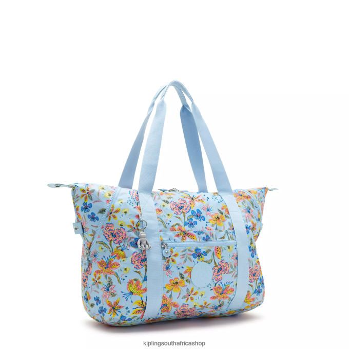 \"Bags\" Art Medium Printed Tote Bag 4ZZH262 Kipling Women Wild Flowers