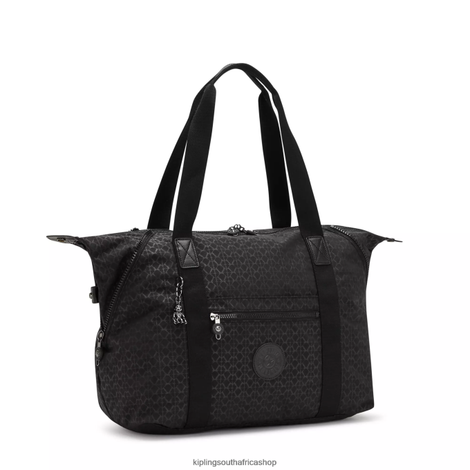 \"Bags\" Art Medium Printed Tote Bag 4ZZH266 Kipling Women Signature Embossed