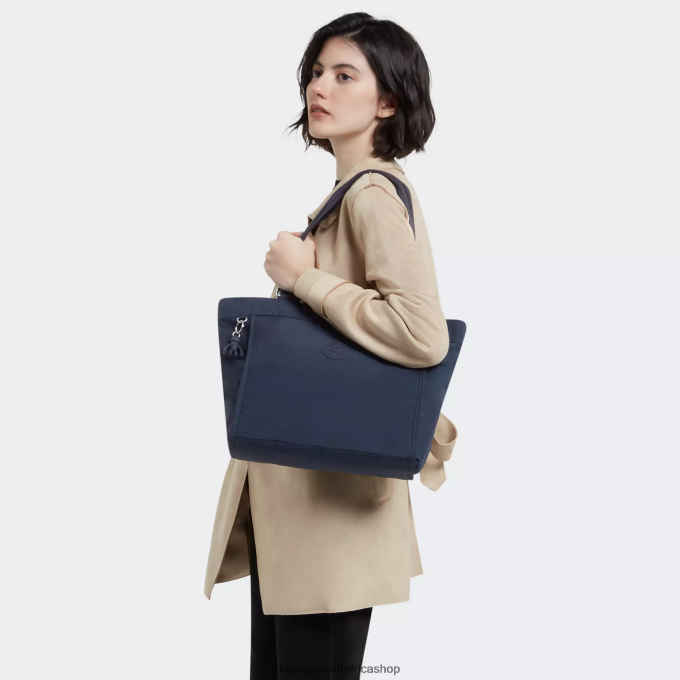 \"Bags\" New Shopper Small Tote Bag 4ZZH275 Kipling Women Blue Bleu