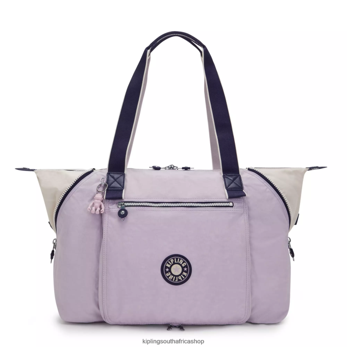 "Bags" Wellness Art M Tote Bag 4ZZH263 Kipling Women Gentle Lilac Block