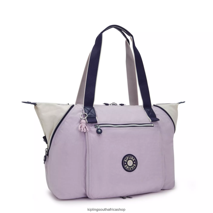 \"Bags\" Wellness Art M Tote Bag 4ZZH263 Kipling Women Gentle Lilac Block