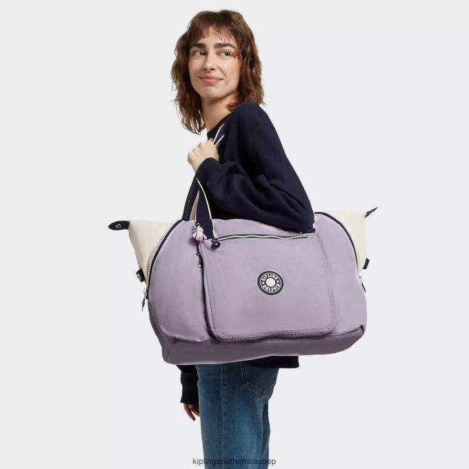 \"Bags\" Wellness Art M Tote Bag 4ZZH263 Kipling Women Gentle Lilac Block
