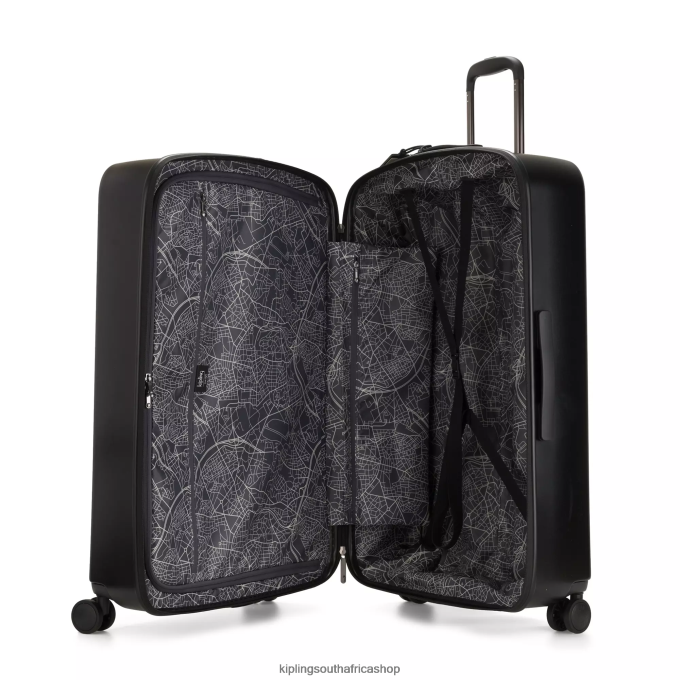 \"Bags\" Curiosity Large 4 Wheeled Rolling Luggage 4ZZH524 Kipling Women Black Noir