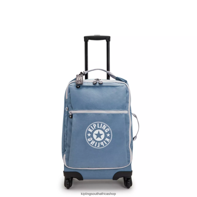 "Bags" Darcey Small Carry-On Rolling Luggage 4ZZH510 Kipling Women Brush Blue C