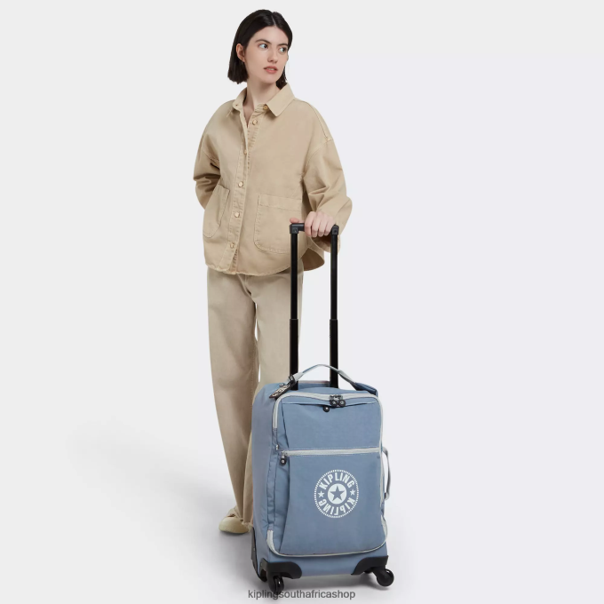 \"Bags\" Darcey Small Carry-On Rolling Luggage 4ZZH510 Kipling Women Brush Blue C