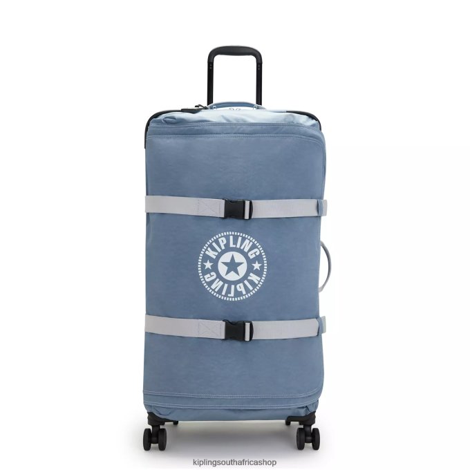 "Bags" Spontaneous Large Rolling Luggage 4ZZH521 Kipling Women Brush Blue C