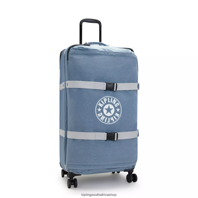 \"Bags\" Spontaneous Large Rolling Luggage 4ZZH521 Kipling Women Brush Blue C