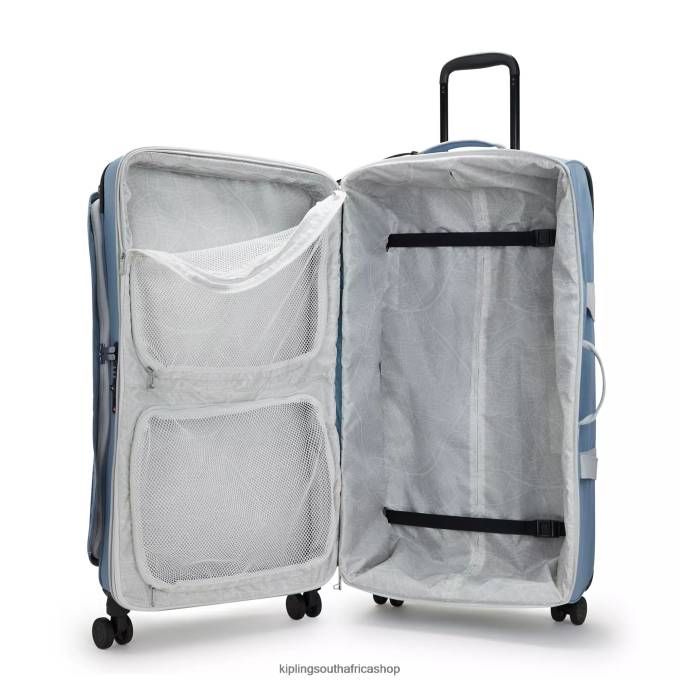 \"Bags\" Spontaneous Large Rolling Luggage 4ZZH521 Kipling Women Brush Blue C
