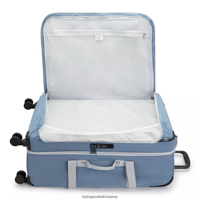 \"Bags\" Spontaneous Large Rolling Luggage 4ZZH521 Kipling Women Brush Blue C