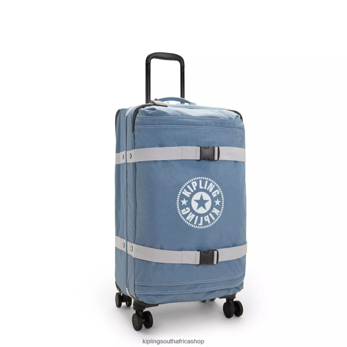 \"Bags\" Spontaneous Medium Rolling Luggage 4ZZH517 Kipling Women Brush Blue C