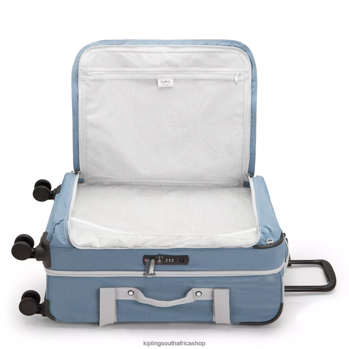 \"Bags\" Spontaneous Medium Rolling Luggage 4ZZH517 Kipling Women Brush Blue C