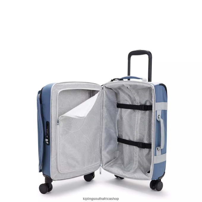 \"Bags\" Spontaneous Small Rolling Luggage 4ZZH507 Kipling Women Brush Blue C