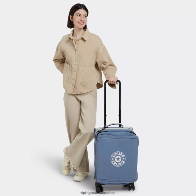 \"Bags\" Spontaneous Small Rolling Luggage 4ZZH507 Kipling Women Brush Blue C