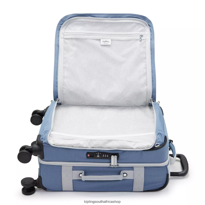 \"Bags\" Spontaneous Small Rolling Luggage 4ZZH507 Kipling Women Brush Blue C