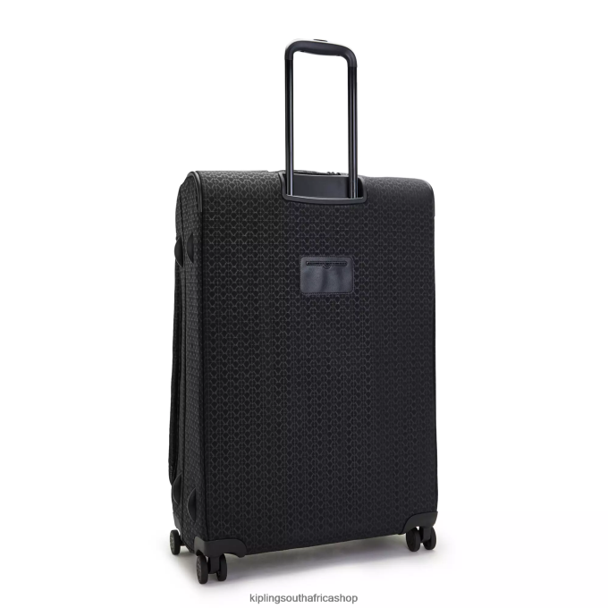 \"Bags\" Youri Spin Large 4 Wheeled Rolling Luggage 4ZZH523 Kipling Women Signature Embossed
