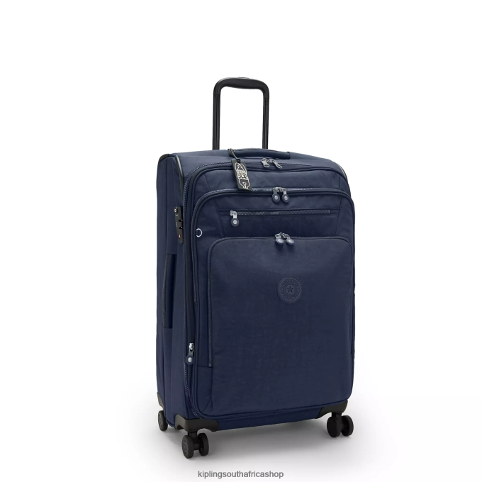 \"Bags\" Youri Spin Medium 4 Wheeled Rolling Luggage 4ZZH522 Kipling Women Blue Bleu