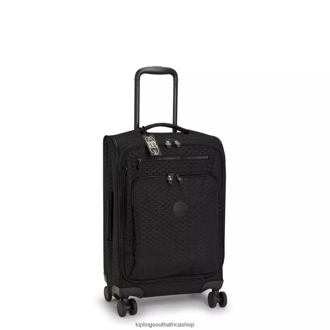 \"Bags\" Youri Spin Small Printed 4 Wheeled Rolling Luggage 4ZZH515 Kipling Women Signature Embossed