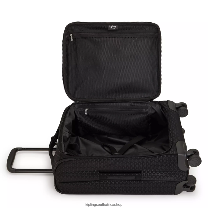 \"Bags\" Youri Spin Small Printed 4 Wheeled Rolling Luggage 4ZZH515 Kipling Women Signature Embossed