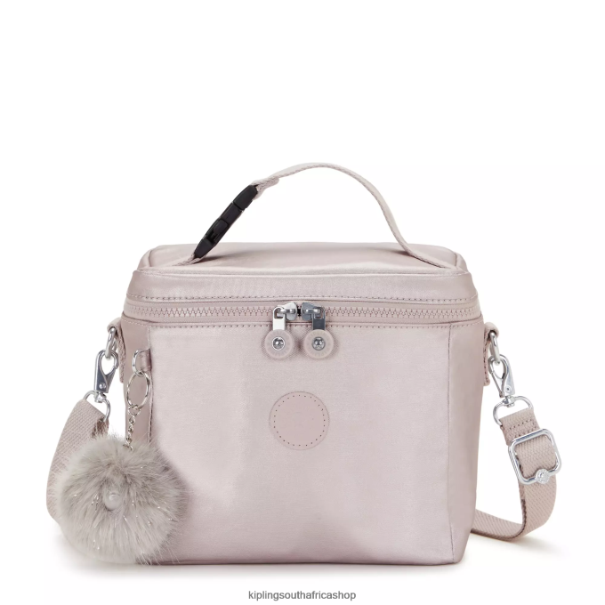"Bags" Graham Metallic Lunch Bag 4ZZH649 Kipling Women Metallic Rose