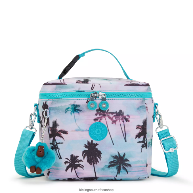 "Bags" Graham Printed Lunch Bag 4ZZH623 Kipling Women Shadow Palm Print