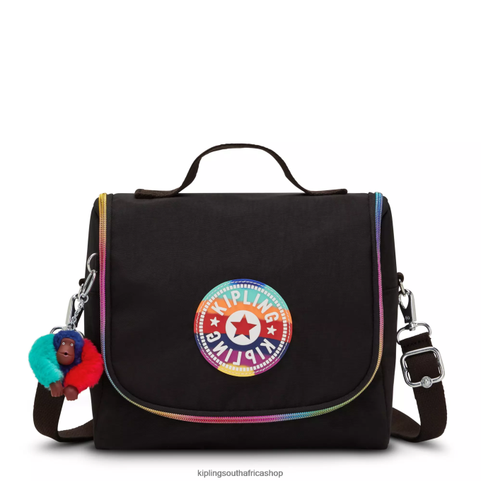 "Bags" Kichirou Lunch Bag 4ZZH656 Kipling Women Truly Black Rainbow